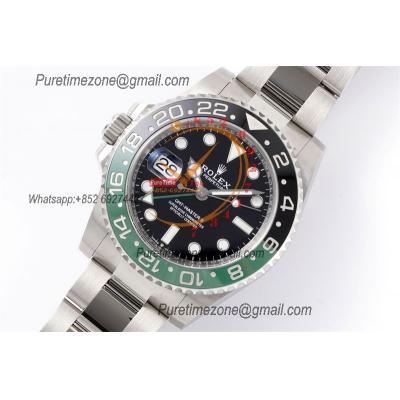 GMT Master II 126720 Sprite DD3285 Automatic Mens Watch Best Edition CLEAN Black Dial 904L Oyster Steel Bracelet CHS