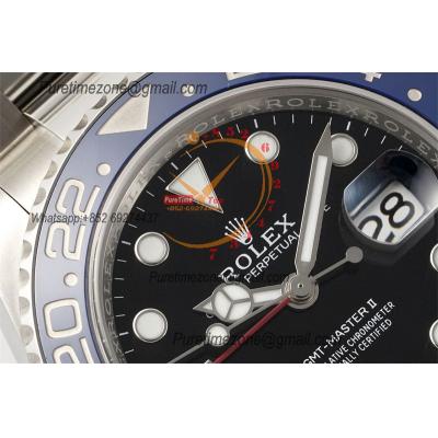 GMT Master II 126720 Pepsi DD3285 Automatic Mens Watch Best Edition CLEAN V3 Black Dial 904L Oyster Steel Bracelet CHS