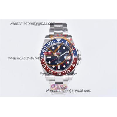 GMT Master II 126720 Pepsi DD3285 Automatic Mens Watch Best Edition CLEAN V3 Blue Dial 904L Oyster Steel Bracelet CHS