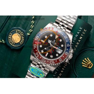 GMT Master II 126720 Pepsi DD3285 Automatic Mens Watch Best Edition CLEAN V3 Black Dial 904L Jubilee Steel Bracelet CHS