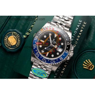 GMT Master II 126710 Batman DD3285 Automatic Mens Watch Best Edition CLEAN Black Dial 904L Jubilee Steel Bracelet CHS