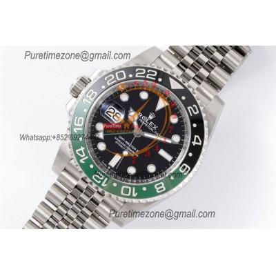 GMT Master II 126720 Sprite DD3285 Automatic Mens Watch Best Edition CLEAN Black Dial 904L Jubilee Steel Bracelet CHS