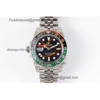 GMT Master II 126720 Sprite DD3285 Automatic Mens Watch Best Edition CLEAN Black Dial 904L Jubilee Steel Bracelet CHS