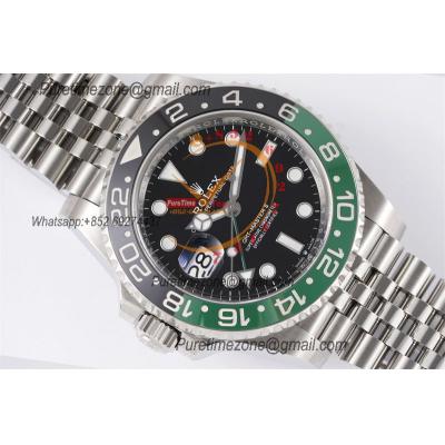 GMT Master II 126720 Sprite DD3285 Automatic Mens Watch Best Edition CLEAN Black Dial 904L Jubilee Steel Bracelet CHS