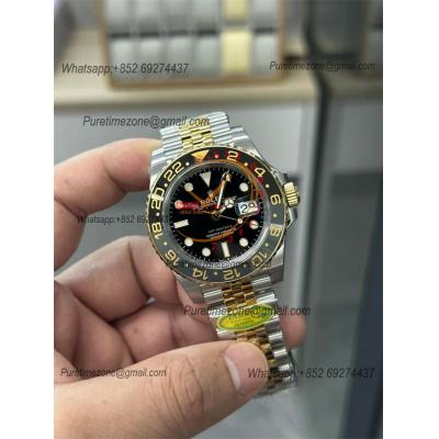 GMT Master II 126713 Root Beer DD3285 Automatic Mens Watch Best Edition CLEAN YG Black Dial 904L Jubilee SS Bracelet CHS