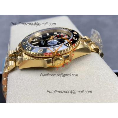 GMT Master II 126718 Root Beer DD3285 Automatic Mens Watch Best Edition CLEAN YG Black Dial 904L Jubilee SS Bracelet CHS