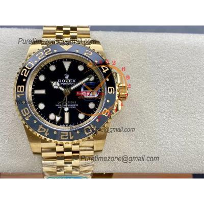 GMT Master II 126718 Root Beer DD3285 Automatic Mens Watch Best Edition CLEAN YG Black Dial 904L Jubilee SS Bracelet CHS