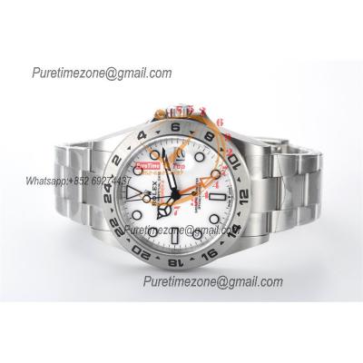 Explorer II 42mm 226570 DD3285 Automatic Mens Watch Best Edition CLEAN White Dial 904L Oyster SS Bracelet CHS