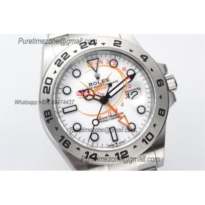 Explorer II 42mm 226570 DD3285 Automatic Mens Watch Best Edition CLEAN White Dial 904L Oyster SS Bracelet CHS