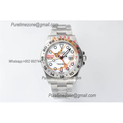 Explorer II 42mm 226570 DD3285 Automatic Mens Watch Best Edition CLEAN White Dial 904L Oyster SS Bracelet CHS