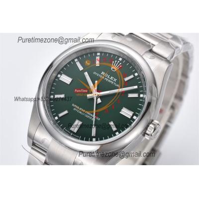 Oyster Perpetual 126000 36mm VR3230 Automatic Unisex Watch Best Edition CLEAN Green Dial 904L Oyster SS Bracelet