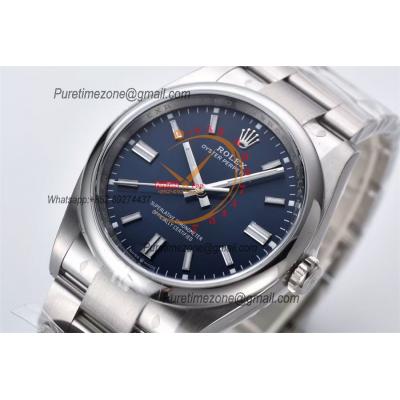 Oyster Perpetual 124300 41mm VR3230 Automatic Mens  Watch Best Edition CLEAN Blue Dial 904L Oyster SS Bracelet