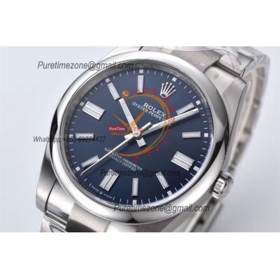 Oyster Perpetual 124300 41mm VR3230 Automatic Mens  Watch Best Edition CLEAN Blue Dial 904L Oyster SS Bracelet