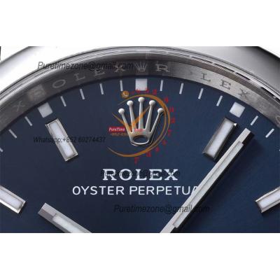 Oyster Perpetual 124300 41mm VR3230 Automatic Mens  Watch Best Edition CLEAN Blue Dial 904L Oyster SS Bracelet