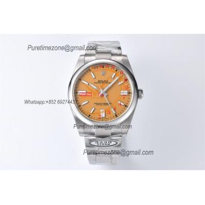 Oyster Perpetual 124300 41mm VR3230 Automatic Mens Watch Best Edition CLEAN Yellow Dial 904L Oyster SS Bracelet