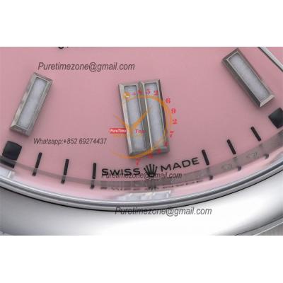 Oyster Perpetual 124300 41mm VR3230 Automatic Mens Watch Best Edition CLEAN Pink Dial 904L Oyster SS Bracelet