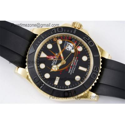 Yacht-Master 226658 42mm VR3235 Automatic Mens Watch Best Edition CLEAN YG Black Dial On Oysterflex Strap CHS