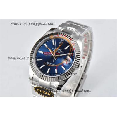 Datejust 126334 41mm VR3235 Automatic Mens Watch Best Edition CLEAN Blue Stick Dial On 904L Oyster SS Bracelet CHS