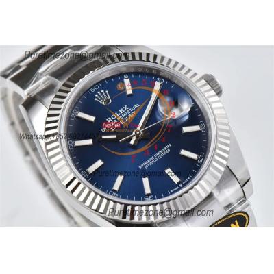 Datejust 126334 41mm VR3235 Automatic Mens Watch Best Edition CLEAN Blue Stick Dial On 904L Oyster SS Bracelet CHS