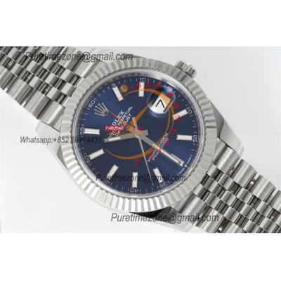 Datejust 126334 41mm VR3235 Automatic Mens Watch Best Edition CLEAN Blue Stick Dial On 904L Jubilee SS Bracelet CHS