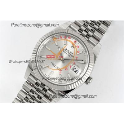 Datejust 126334 41mm VR3235 Automatic Mens Watch Best Edition CLEAN Silver Stick Dial On 904L Jubilee SS Bracelet CHS