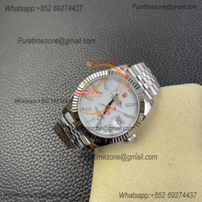 Datejust 126334 41mm VR3235 Automatic Mens Watch Best Edition CLEAN White Stick Dial On 904L Jubilee SS Bracelet CHS