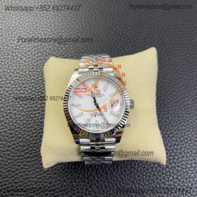 Datejust 126334 41mm VR3235 Automatic Mens Watch Best Edition CLEAN White Stick Dial On 904L Jubilee SS Bracelet CHS