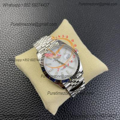 Datejust 126334 41mm VR3235 Automatic Mens Watch Best Edition CLEAN White Stick Dial On 904L Jubilee SS Bracelet CHS