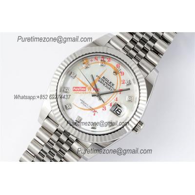 Datejust 126334 41mm VR3235 Automatic Mens Watch Best Edition CLEAN MOP Diamonds Dial On 904L Oyster SS Bracelet CHS