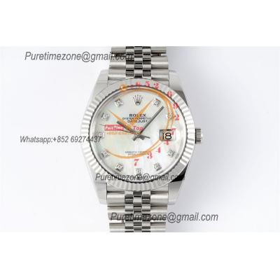 Datejust 126334 41mm VR3235 Automatic Mens Watch Best Edition CLEAN MOP Diamonds Dial On 904L Oyster SS Bracelet CHS