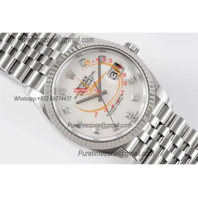 Datejust 126334 41mm VR3235 Automatic Mens Watch Best Edition CLEAN MOP Diamonds Dial On 904L Jubilee SS Bracelet CHS