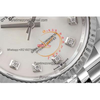 Datejust 126334 41mm VR3235 Automatic Mens Watch Best Edition CLEAN MOP Diamonds Dial On 904L Jubilee SS Bracelet CHS