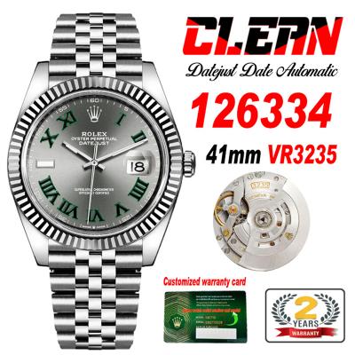 Datejust 126334 Wimbledon 41mm VR3235 Automatic Me...