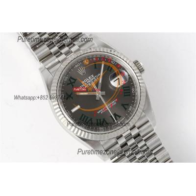 Datejust 126334 Wimbledon 41mm VR3235 Automatic Mens Watch Best Edition CLEAN Gray Dial On 904L Jubilee SS Bracelet CHS