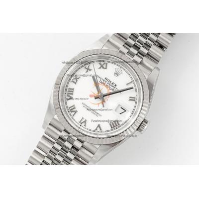 Datejust 126334 41mm VR3235 Automatic Mens Watch Best Edition CLEAN White Roman Dial On 904L Oyster SS Bracelet CHS