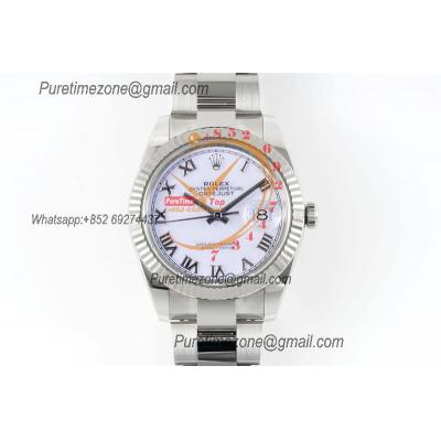 Datejust 126334 41mm VR3235 Automatic Mens Watch Best Edition CLEAN White Roman Dial On 904L Oyster SS Bracelet CHS