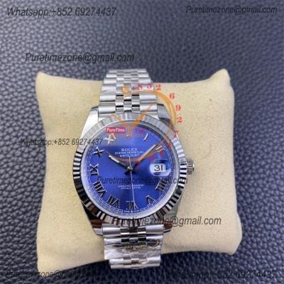 Datejust 126334 41mm VR3235 Automatic Mens Watch Best Edition CLEAN Blue Roman Dial On 904L Jubilee SS Bracelet CHS