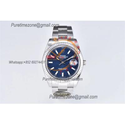 Datejust 126334 41mm VR3235 Automatic Mens Watch Best Edition CLEAN Fluted Blue Dial On 904L Oyster SS Bracelet CHS