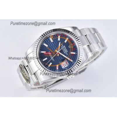 Datejust 126334 41mm VR3235 Automatic Mens Watch Best Edition CLEAN Fluted Blue Dial On 904L Oyster SS Bracelet CHS