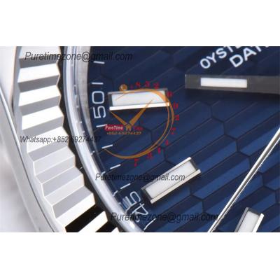 Datejust 126334 41mm VR3235 Automatic Mens Watch Best Edition CLEAN Fluted Blue Dial On 904L Oyster SS Bracelet CHS