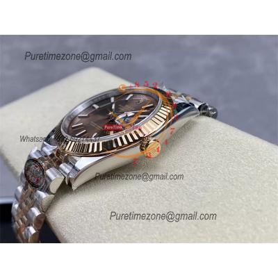 Datejust 126331 41mm VR3235 Automatic Mens Watch Best Edition CLEAN RG Brown Dial On 904L Jubilee SS Bracelet CHS