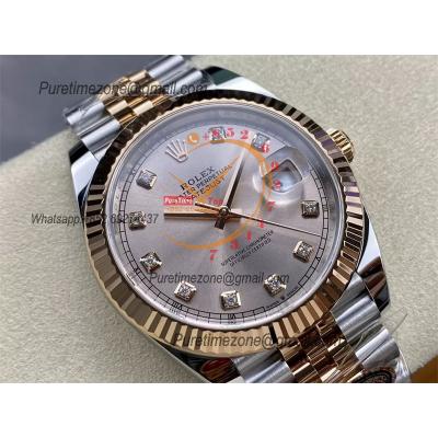 Datejust 126331 41 VR3235 Automatic Mens Watch Best Edition CLEAN RG Champagne Diamond Dial On 904L Jubilee SS Bracelet