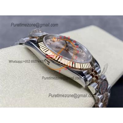 Datejust 126331 41 VR3235 Automatic Mens Watch Best Edition CLEAN RG Champagne Diamond Dial On 904L Jubilee SS Bracelet