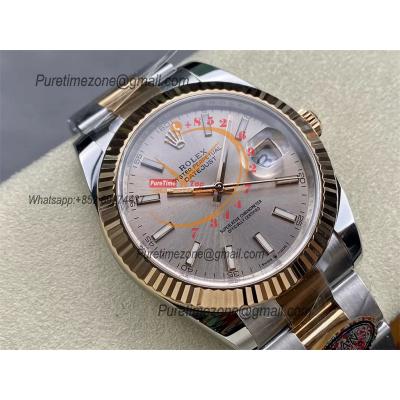 Datejust 126331 41 VR3235 Automatic Mens Watch Best Edition CLEAN RG Champagne Stick Dial On 904L Oyster SS Bracelet