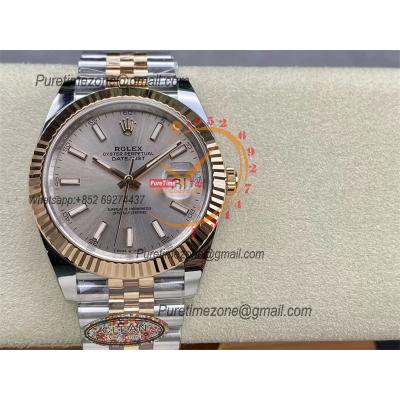 Datejust 126331 41 VR3235 Automatic Mens Watch Best Edition CLEAN RG Champagne Stick Dial On 904L Jubilee SS Bracelet