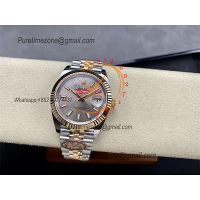 Datejust 126331 41 VR3235 Automatic Mens Watch Best Edition CLEAN RG Champagne Stick Dial On 904L Jubilee SS Bracelet