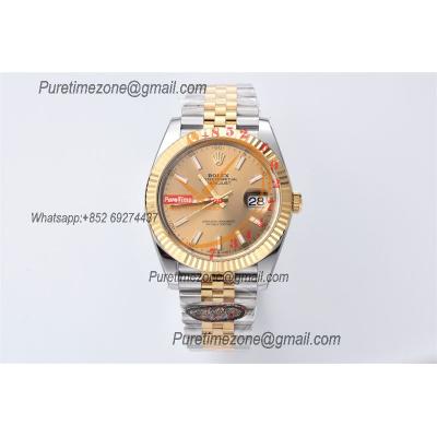 Datejust 126333 41 VR3235 Automatic Mens Watch Best Edition CLEAN YG Gold Stick Dial On 904L Jubilee SS Bracelet CHS