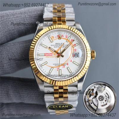 Datejust 126333 41 VR3235 Automatic Mens Watch Best Edition CLEAN YG White Stick Dial On 904L Oyster SS Bracelet CHS