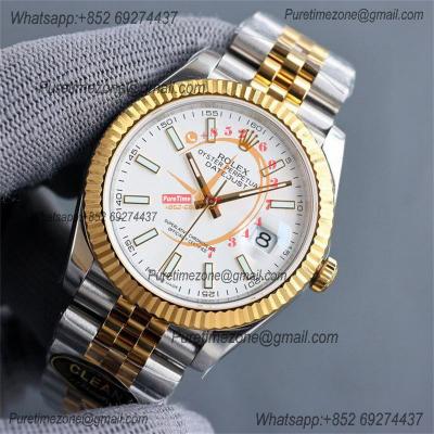 Datejust 126333 41 VR3235 Automatic Mens Watch Best Edition CLEAN YG White Stick Dial On 904L Oyster SS Bracelet CHS