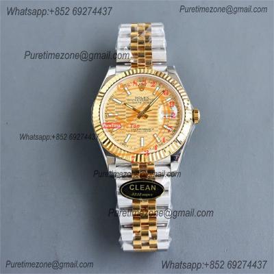 Datejust 126333 41 VR3235 Automatic Mens Watch Best Edition CLEAN YG Gold Fluted Dial On 904L Jubilee SS Bracelet CHS